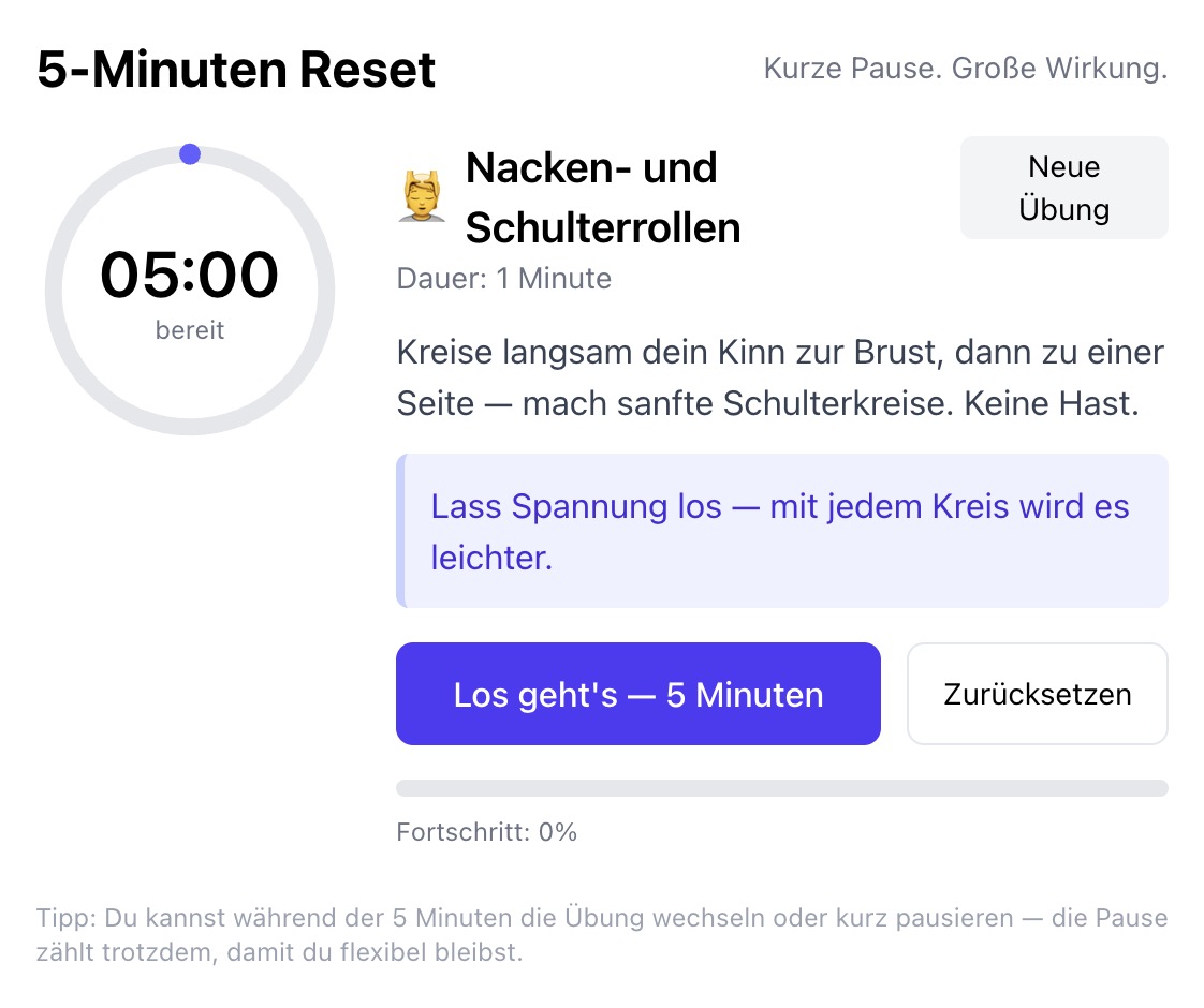 Screenshot ChatGPT Vibe Coding Relax App 1