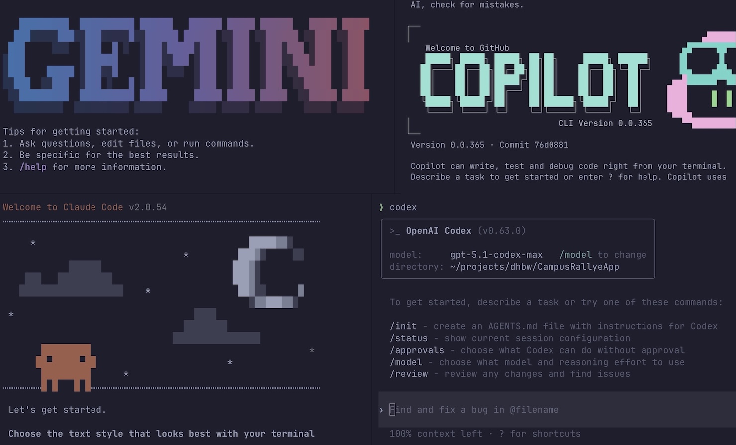 Terminal/CLI Vibe Coding